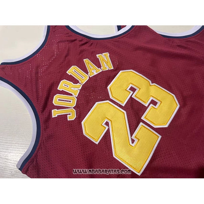 Camiseta Chicago Bulls Michael Jordan #23 Mitchell & Ness 1996 Rojo